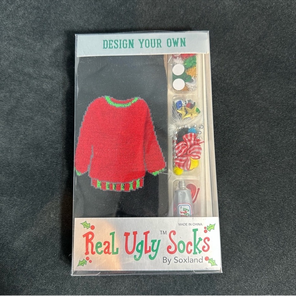 Real Ugly Socks Holiday Sweater Design Your Own Ugly Exclusive Socks by Soxland